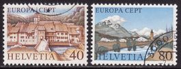 Satz SBK-Nr. 589-590 (Europa 1977) gestempelt