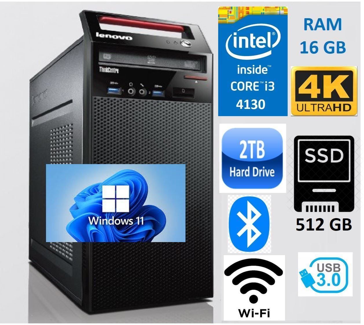 Lenovo PCs: PC Lenovo ThinkCentre Edge E73 16GB 4K – Gebraucht aus Meggen von bigrother_martin