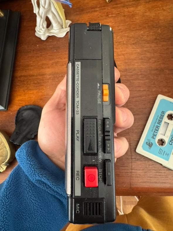 Kompaktkassetten: Sony Cassette Corder TCM-33, – Gebraucht aus Vésenaz von Angela.C3 2