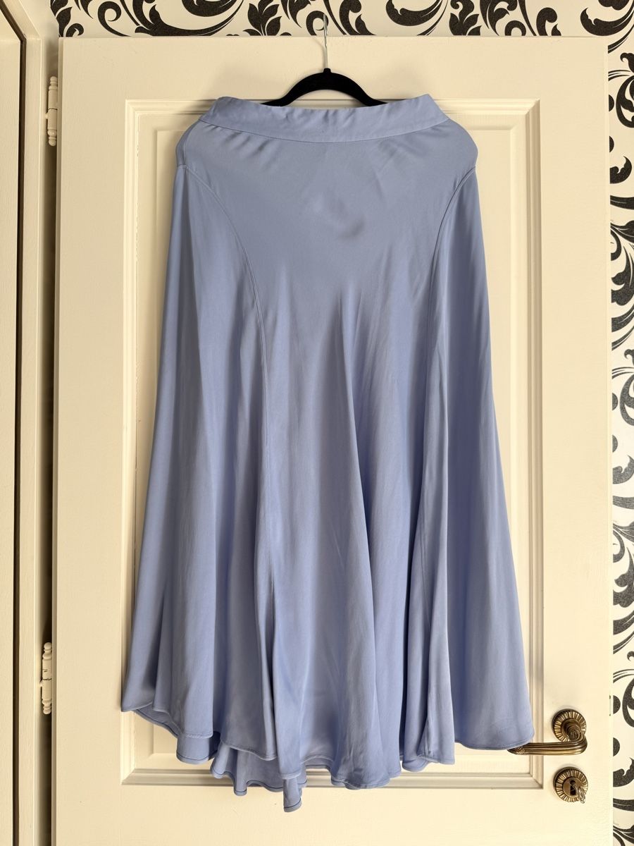 Massimo Dutti Röcke: Massimo Dutti Blue Skirt – Gebraucht aus Corsier-sur-Vevey von Kristina.Nova