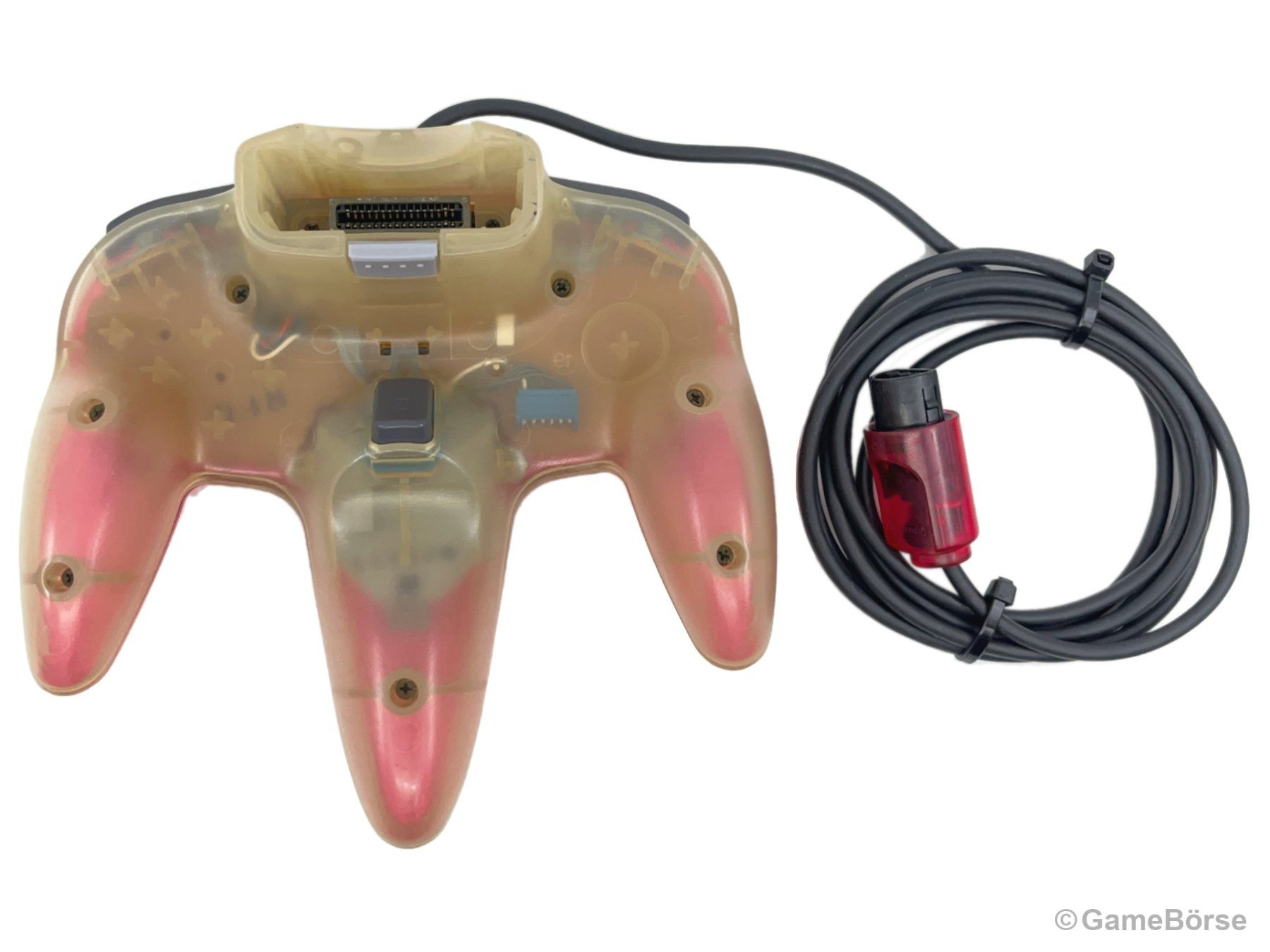 Nintendo Konsolen: N64 Controller Original Rot Transparent – Gebraucht aus Stettfurt von GameBoerse 1