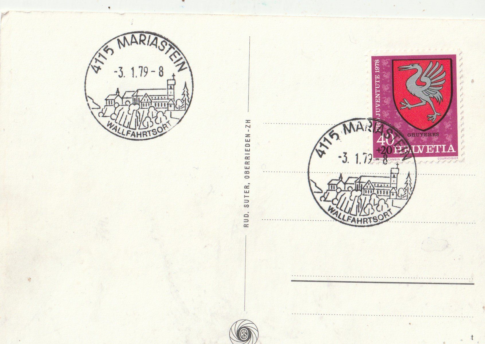 Cartes postales: Mariastein – D'occasion à Lumbrein par made02 1