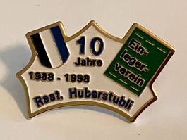 1 Pin Restaurant Huberstubli - Einlegerverein 10 Jahre