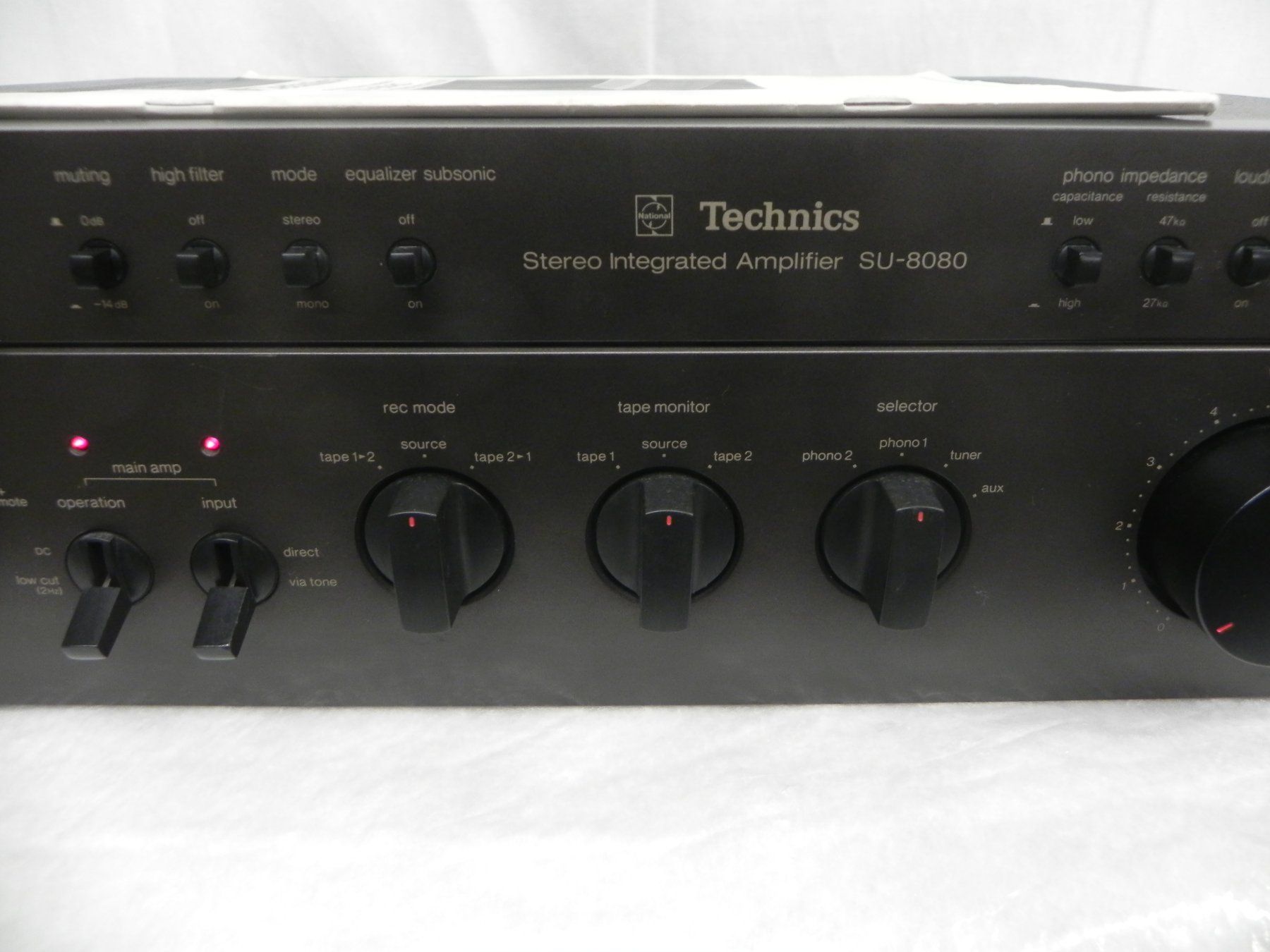 Technics Amplificatori: Technics SU-8080  Verstärker revidiert Total Liquidation – Usato da Basel venduto da Life-Style-Art 2