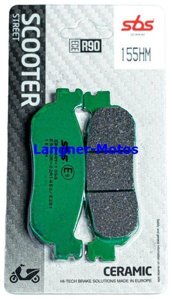 Accossato Bremsbeläge Für Yamaha Majesty 250 – Vorn, Gesintert