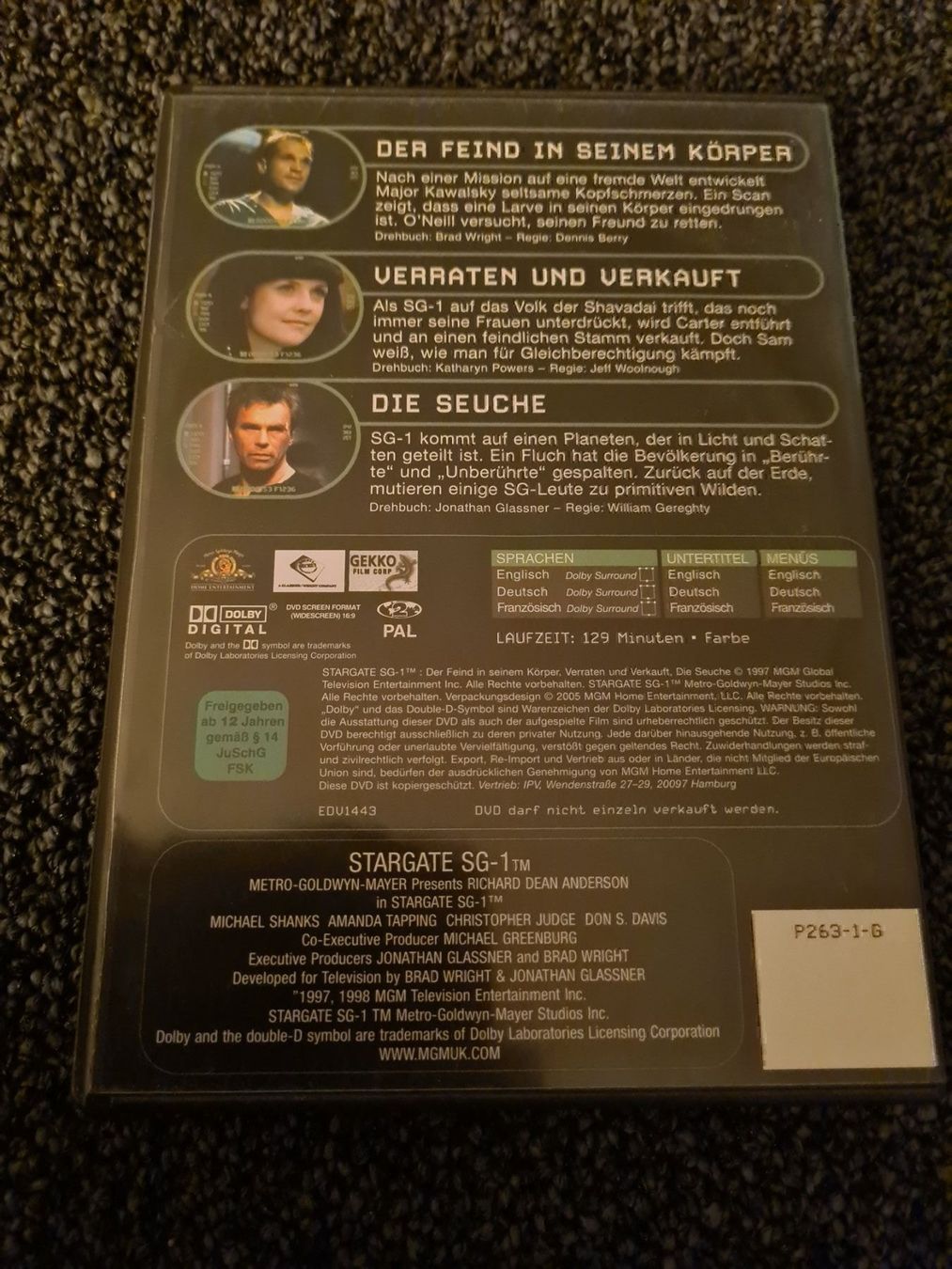 Tutti i DVDs: STARGATE KOMMANDO SG.1 1.1 – Usato da Ruswil venduto da jan_bxl5 1