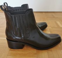 MAISON 123 Bottines en cuir noir, pointure 39 EUR