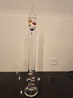 Galileo Thermometer mit 11Kugeln, Dekoration, Winterdeko,...