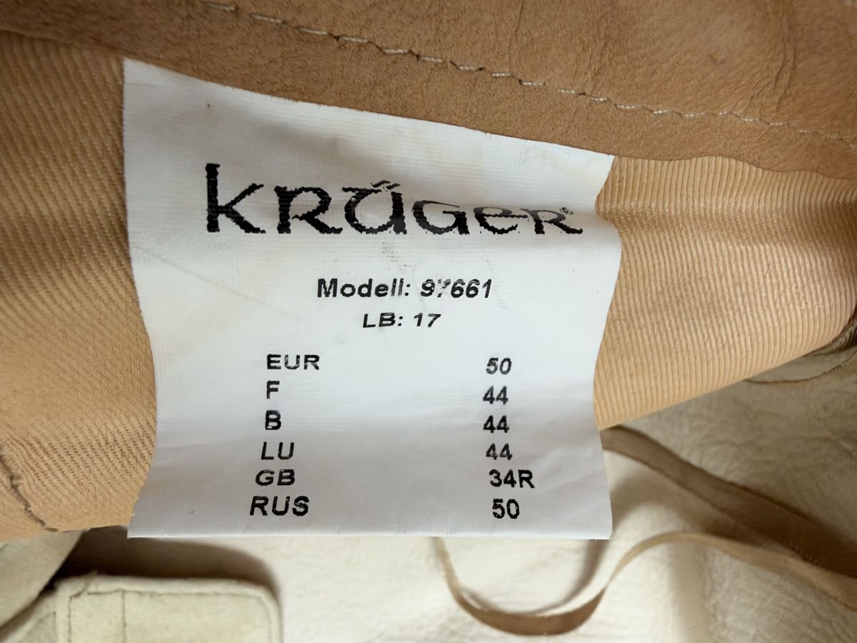 Kostüme: Krüger Lederhose gr. 50 beige – Gebraucht aus Birmensdorf ZH von Kjus-Hackett 1