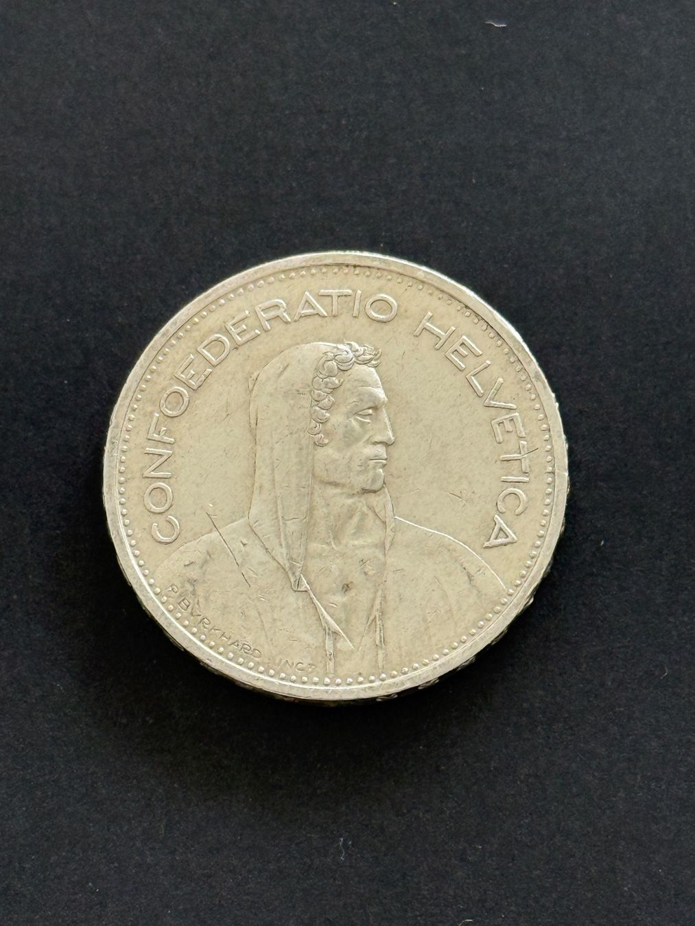 Tutti le monete: 5 Franken 1952  sehr Rar – Usato da Wallisellen venduto da SWISS_SILVER1 1