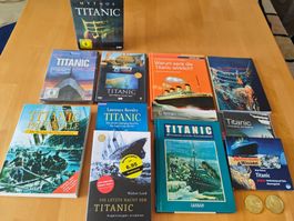 Titanic Bücher und Dvd's
