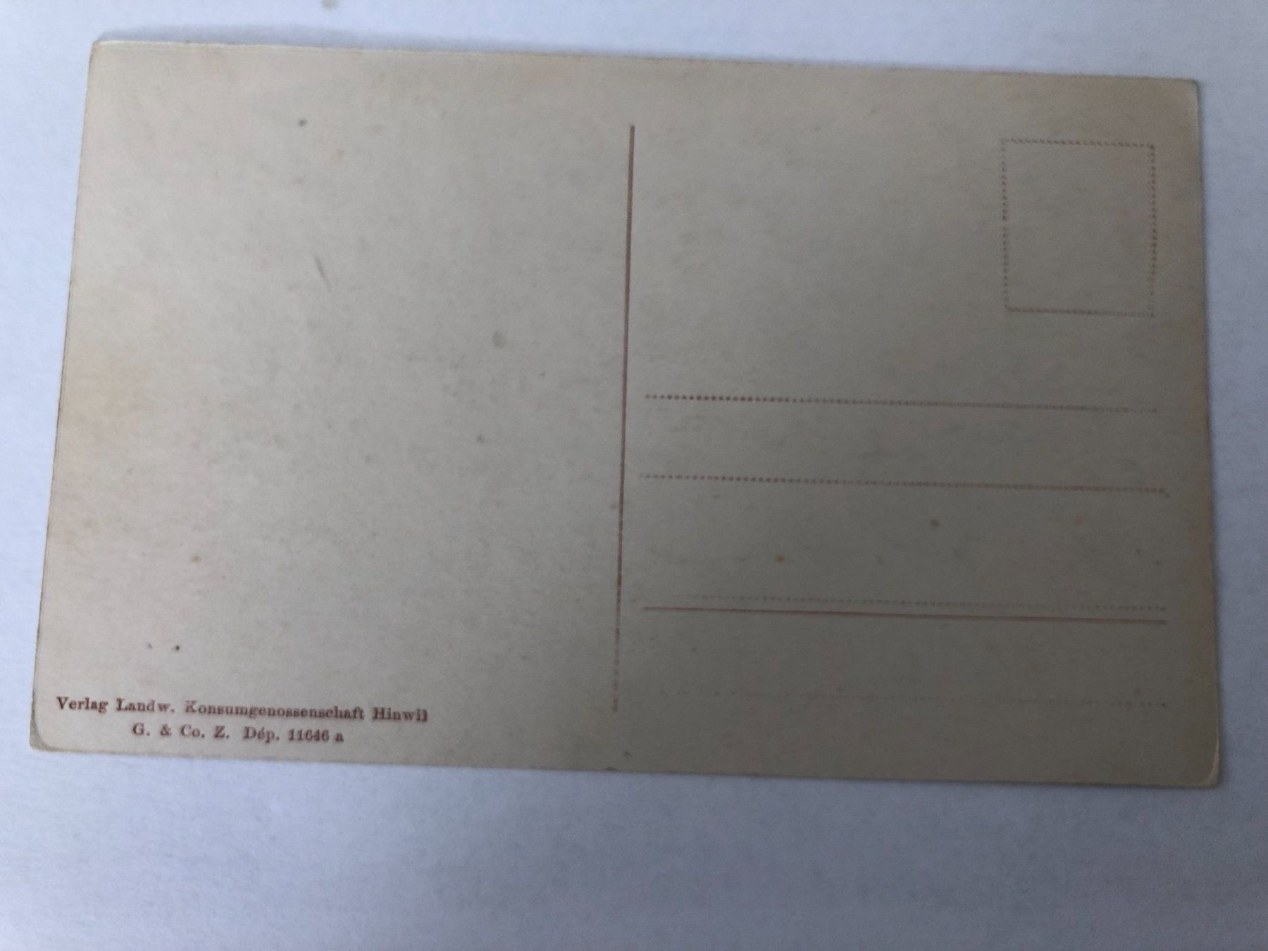 Cartoline postali: Ansichtskarte Hinwil  Verlag Konsumgenossenschaft – Usato da Pfäffikon ZH venduto da Waltoversand 1