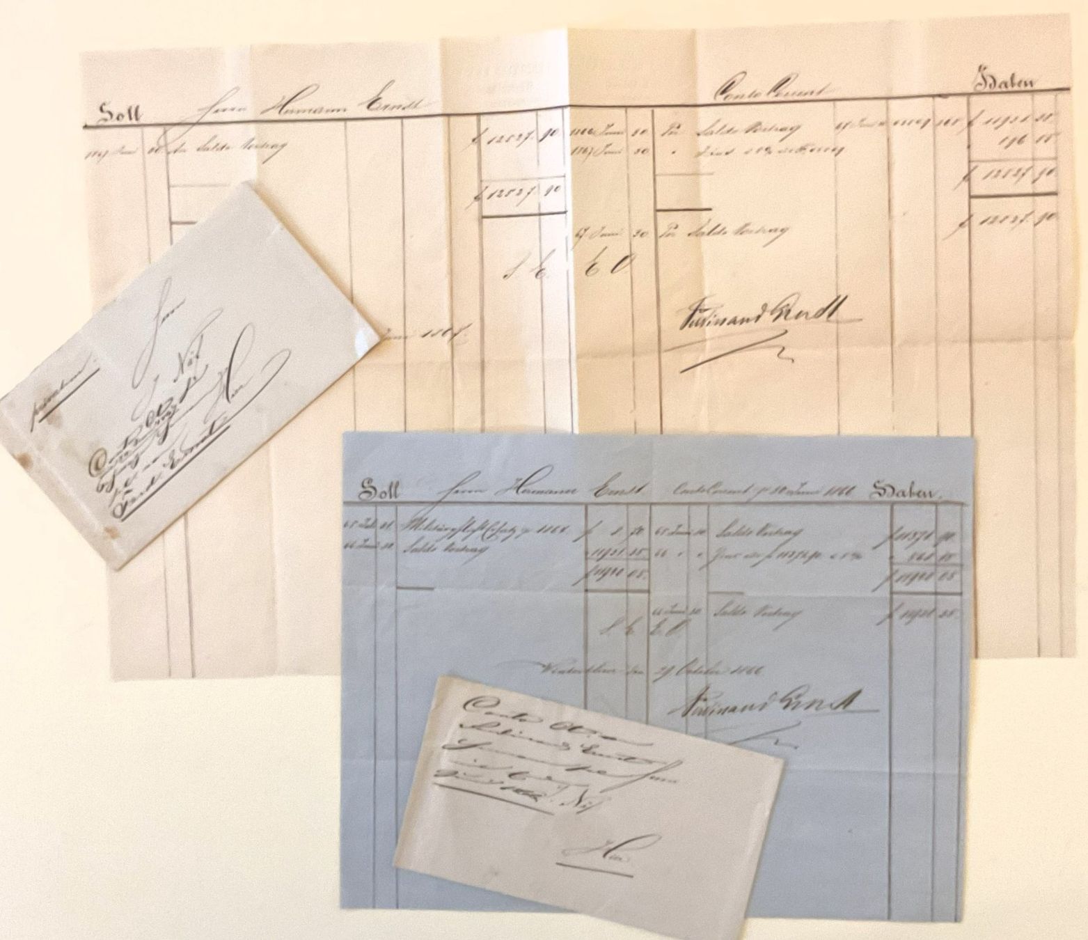 Documenti: 14 Dokumente Todesfall H.Ernst in Amerika 1864 v. Winterthur – Usato da Pfungen venduto da Doku7 7