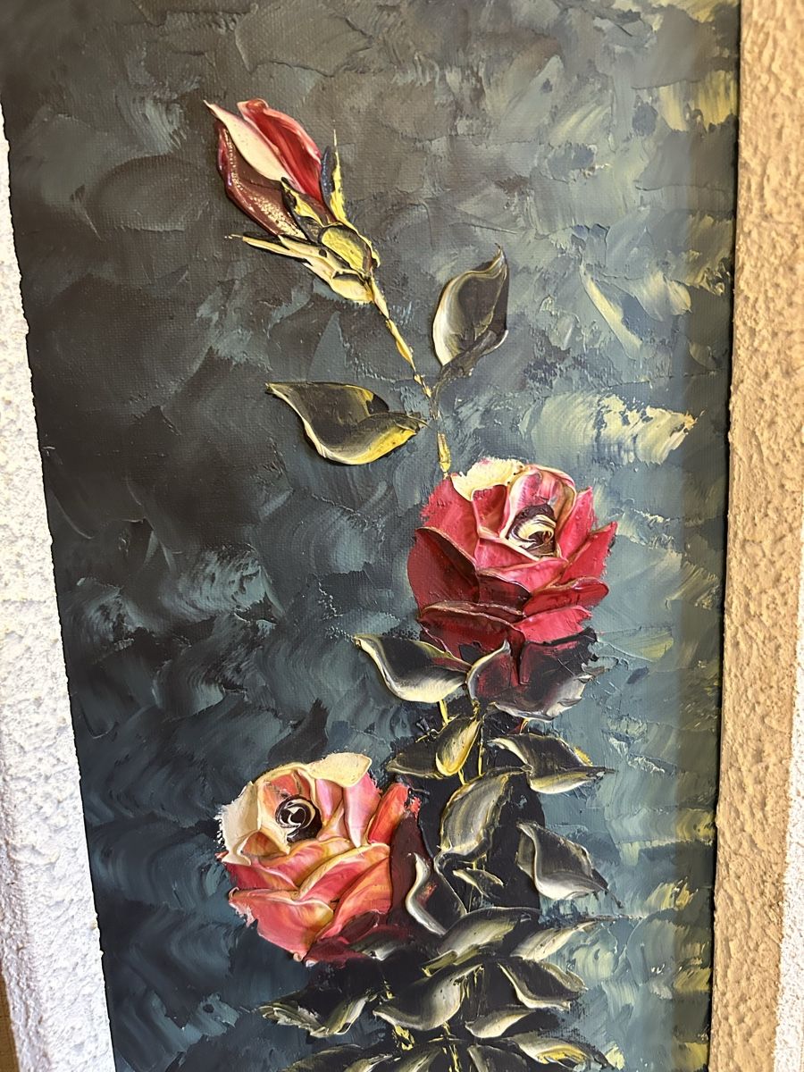Tableaux: Zu verkaufen ein wunderschönes Rosen bild  – D'occasion à Gwatt (Thun) par ate_6ng8 5