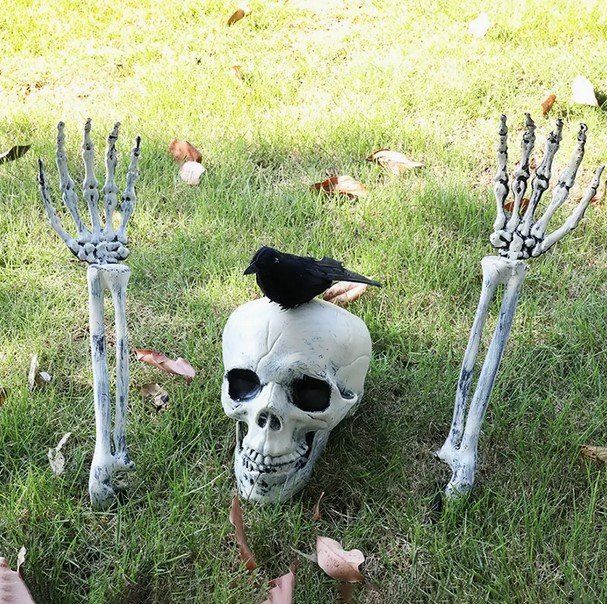 Alle Dekorationen: Helloween Deko Schädel / Knochen – Neu und originalverpackt aus Oensingen von Liquidations-Shop