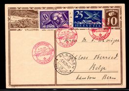 CH - Flugpost - Sonderflug - SF 29.10a - Postkarte