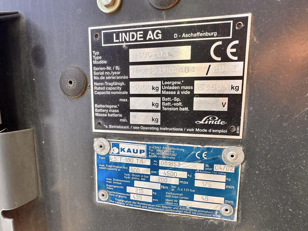 Linde Gabelstapler & Hubwagen: Stapler Linde – Gebraucht aus lyssach von brax2019 7