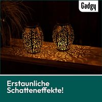 Orientalische Laterne - Solarlampen 2er Set