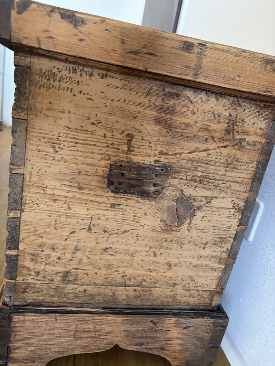 Cassapanche: Uralte Bündner Truhe 1716 – Usato da Zürich venduto da eileenchen1 2