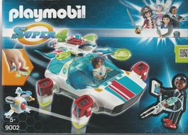 PLAYMOBIL SUPER 4 9002 FULGURIX CON AGENTE GENE new