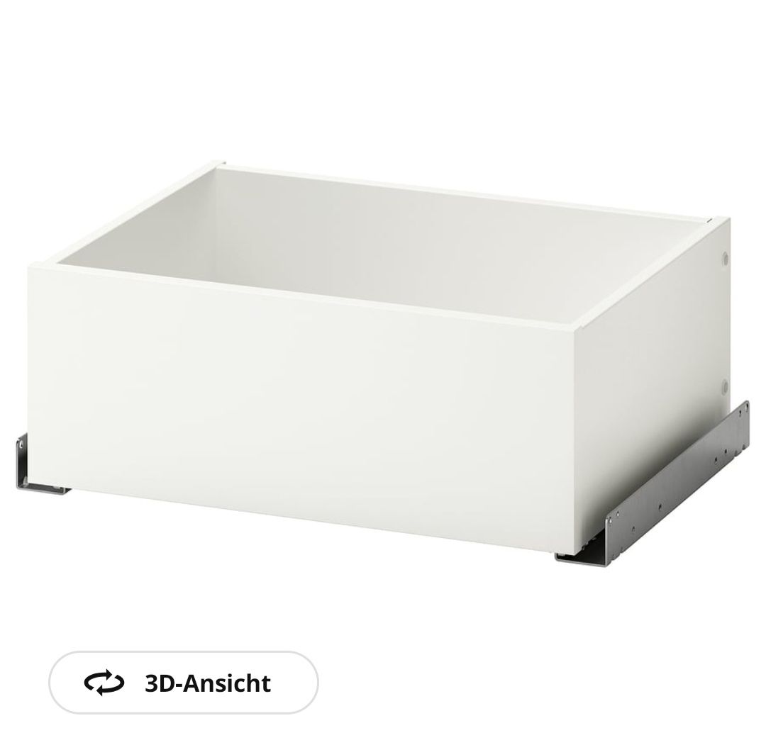Armadi: Ikea Komplement Schublade 50x58cm, Weiss, neu, 1 Stk. – Nuovo e nell'imballaggio originale da Zürich venduto da _Meli 1