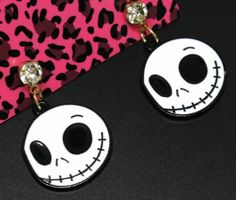 Skull: 1 paire boucles d'oreilles