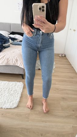 Jeans Levi's skinny taille haute bleu bon état