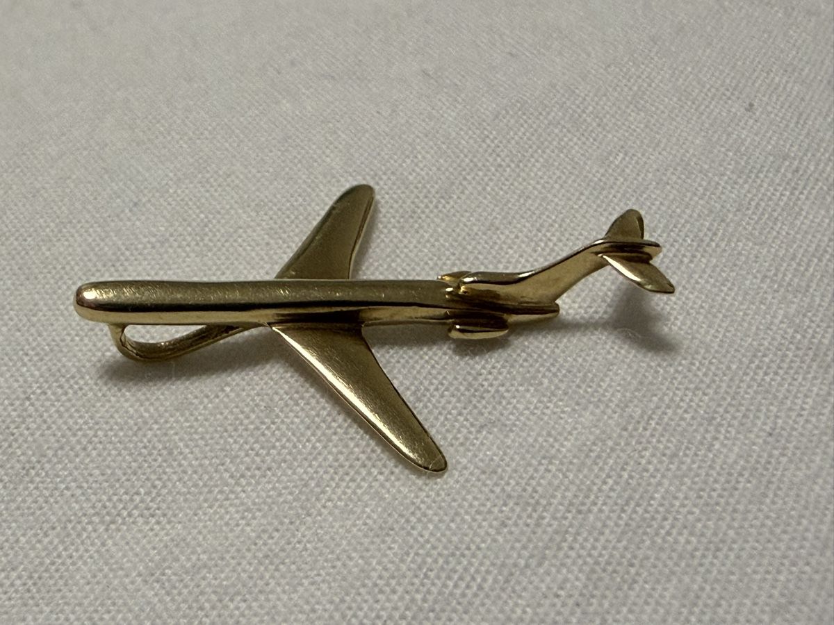 Anhänger: Flugzeug Anhänger Gold 14k – Gebraucht aus Oberhof von RealStone 7