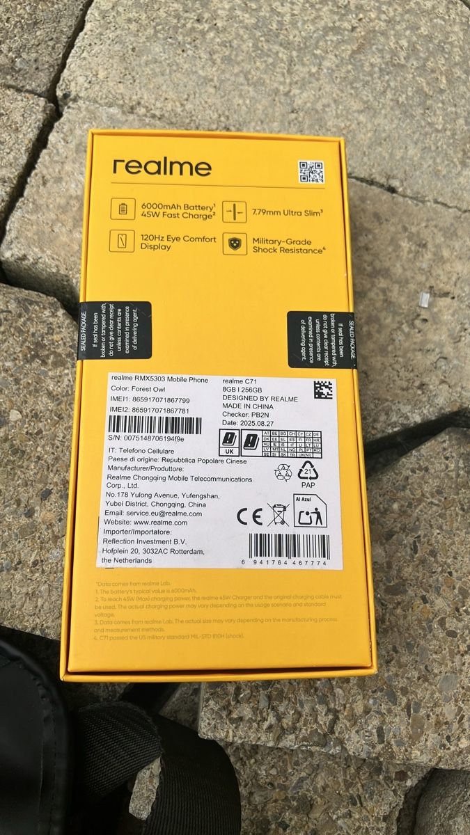 Realme Portables: Realme C71 Mobiltelefon neu 6000mh akku – Neuf avec emballage d'origine à Rüti ZH par nin_g8hv 2