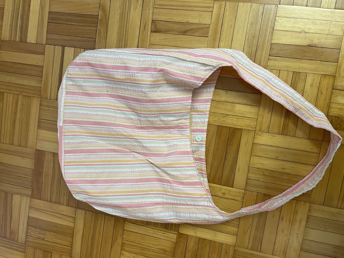 Taschen für Damen: Pinke Schultertasche, gestreift – Neu (gemäss Beschreibung) aus Dittingen von nje_9nlt 3