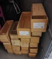 1 Stück leere Weinkiste Holz massiv für Sammler & Liebhaber