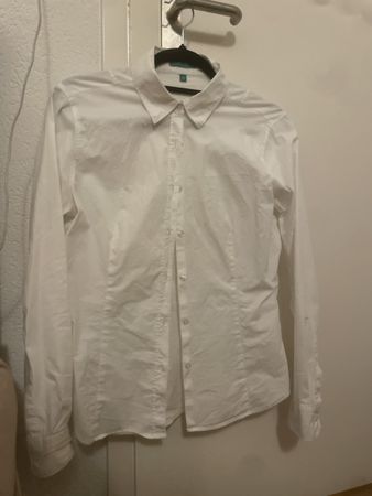 Women's Blouse Montego Long Sleeve White Size 38