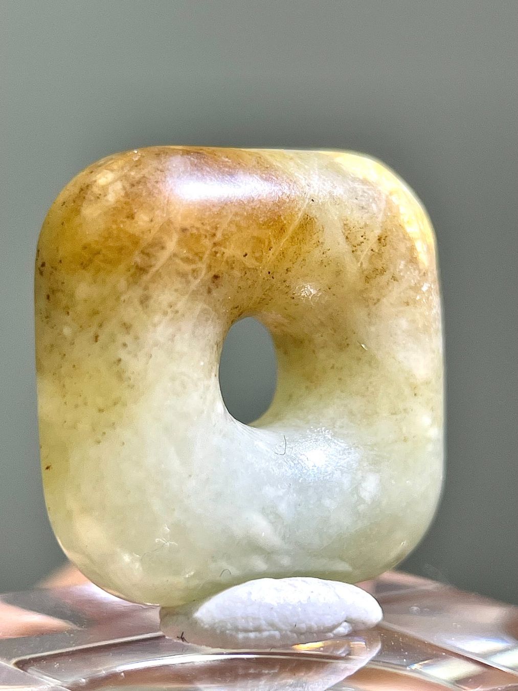 Ciondoli: Echte chinesische -Jade  Pi-Scheibe Set Ca.2cm – Nuovo (secondo la descrizione) da Schiers venduto da sisikristall 1