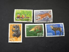 Russia 1970 Mi. 3787/1 Tiere Satz  gest. (E1407)
