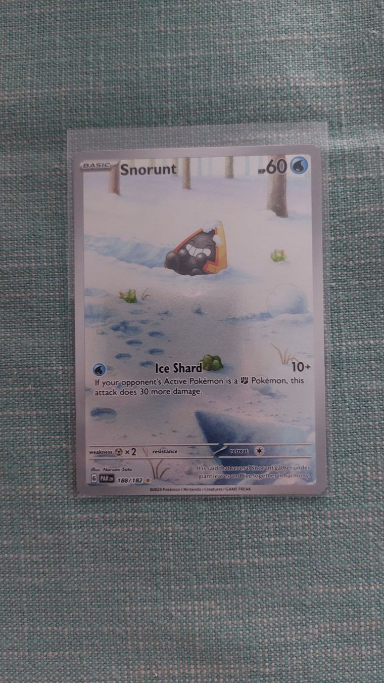 Pokémon Sammelbilder & Trading cards: Snorunt Illustration Rare Paradox Rift – Neu (gemäss Beschreibung) aus Bellinzona von Pagur