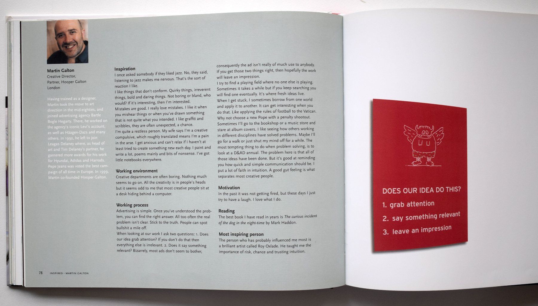 Libri: Inspired How creative people think work inspiration Design – Usato da Dulliken venduto da ichwettichhett 7