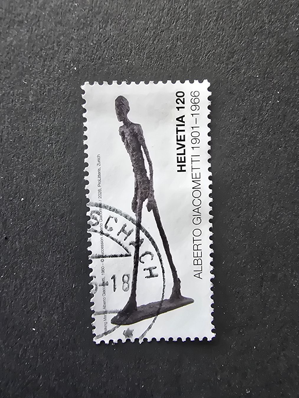 Tutti i francobolli: Giacometti 2026 – Usato da Hedingen venduto da mickway