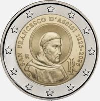 2 Euro Italie 2026 - Saint François d’Assise