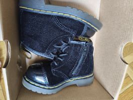 Dr. Martens Boots Bunny B Velvet Black Size EU 20