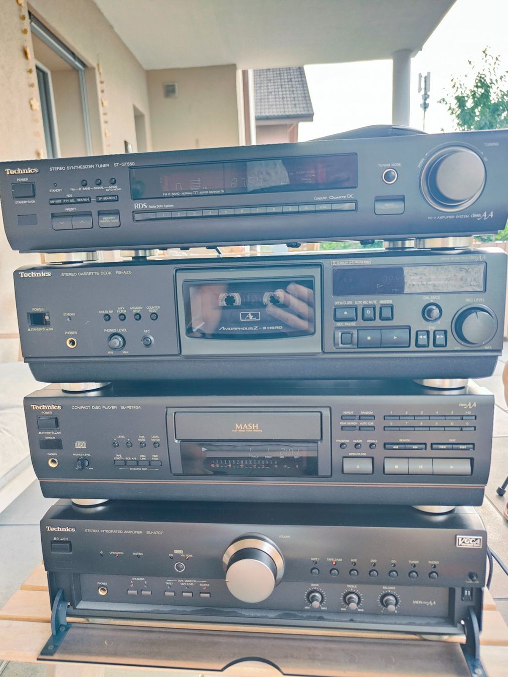 Technics Amplificatori: Technics Anlage voll funktioniert – Usato da Zell LU venduto da Darwin-wroc