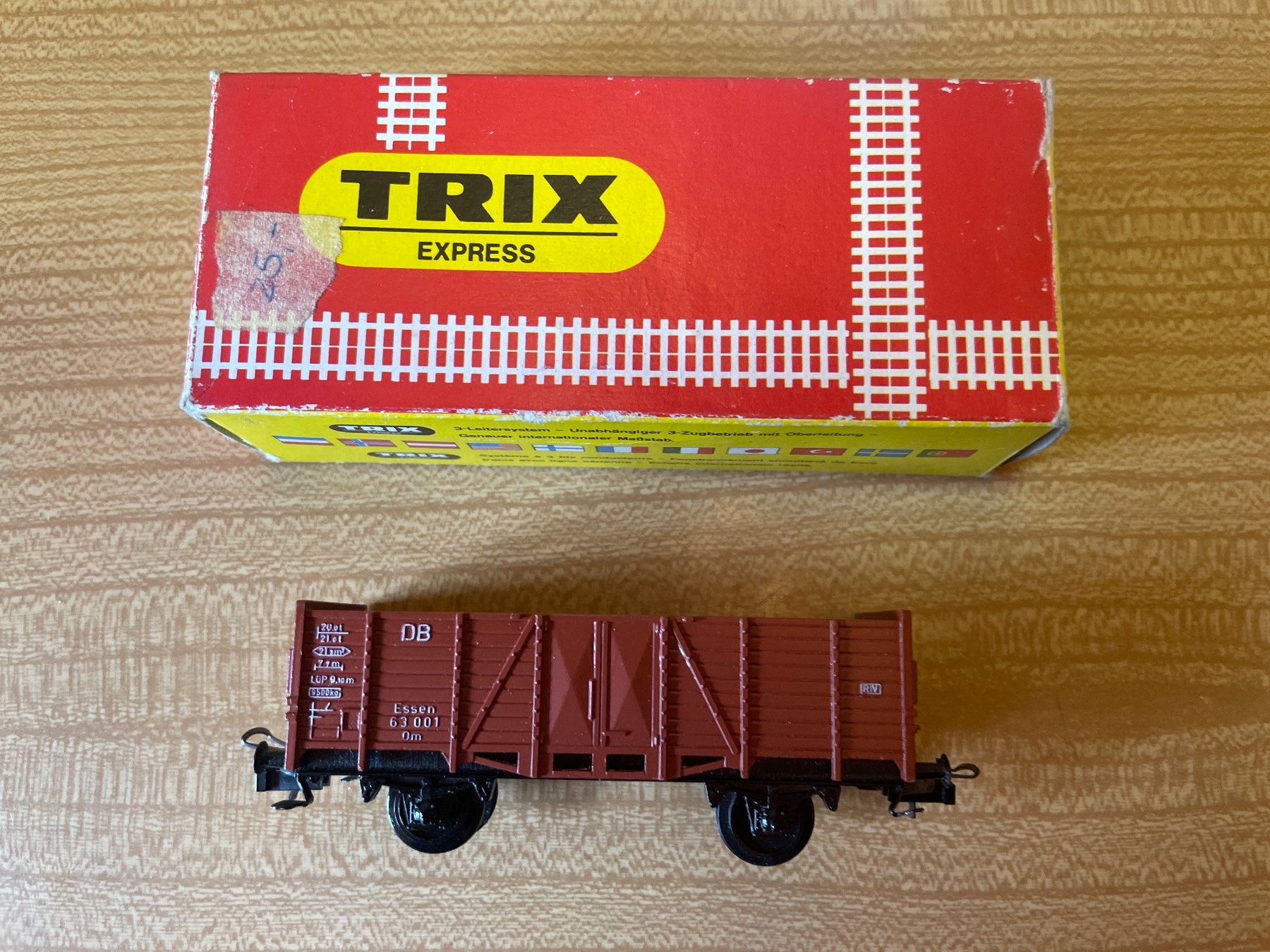 Trix Modellini di ferrovie: Trix Express H0 3414 DB Güterwagen "Offener Wagen" – Usato da Suhr venduto da Daneli7 4