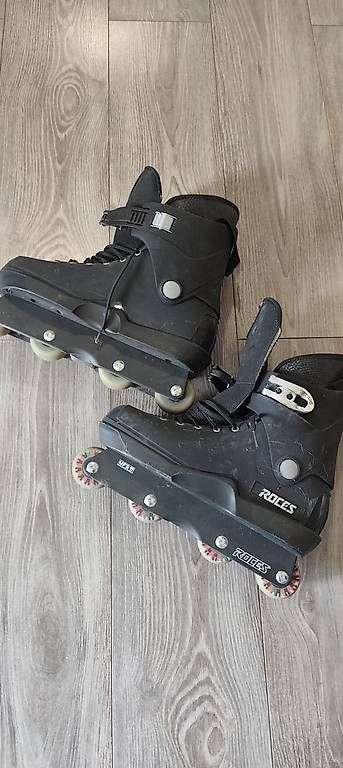 Pattini in linea & Pattini a rotelle: Rollers Agressifs Roces M12 / Black – Usato da Thalheim venduto da lin_w876 2