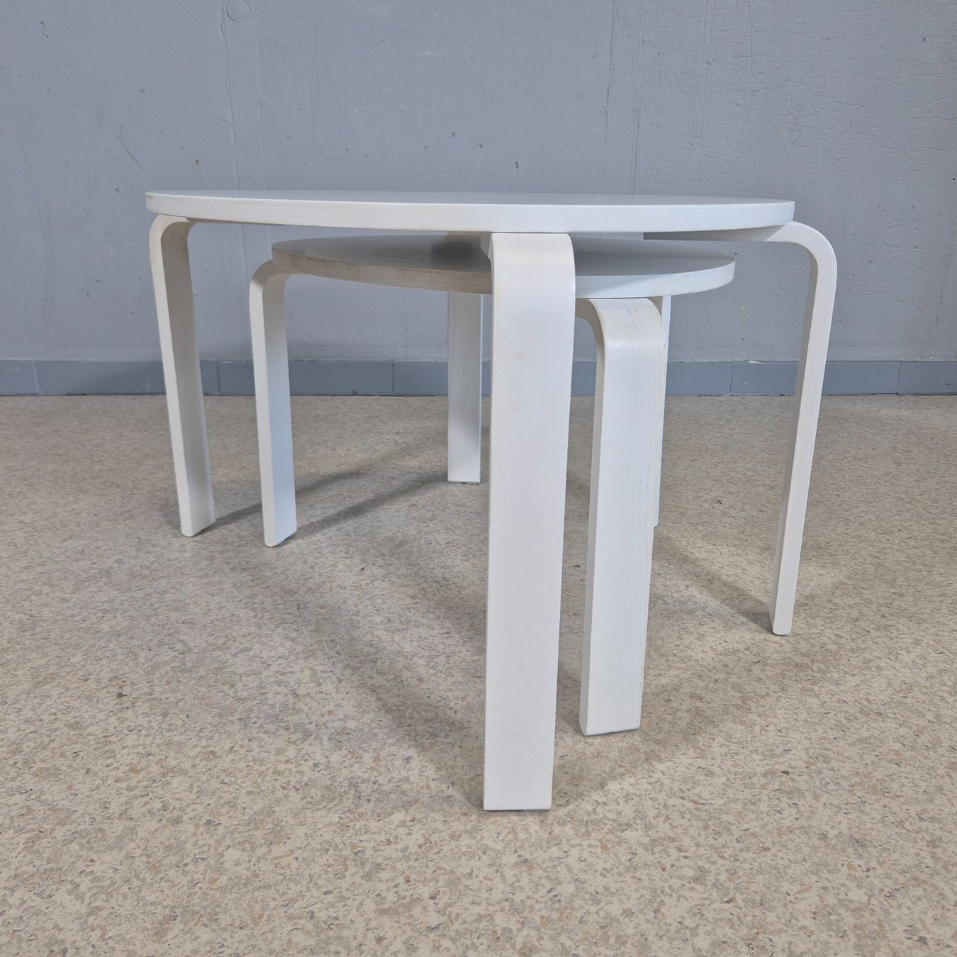 Ikea Tavoli: Set Ikea Svalsta 1999 Beistelltisch Coffee-Table weiss – Usato da Nottwil venduto da Wondewa-Shop 3