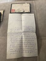 Antiker Trauerbrief Fam. Rennhaas 1880 mit Briefmarke