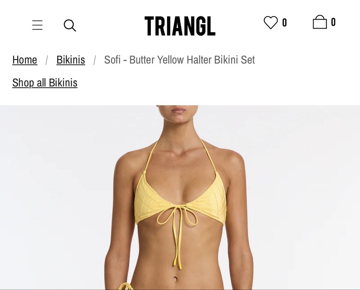 Costumi da bagno & Bikini: Triangl bikini, NEU, S-M – Nuovo e nell'imballaggio originale da Thalwil venduto da don_vq7l