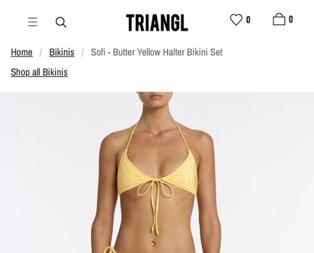 Triangl bikini, NEU, S-M