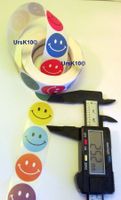 Smiley Emoji Sticker 25mm Total 56 Stück