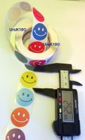 Sticker Smiley, Smile Emoji 25mm Total 56 Stück