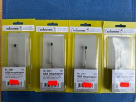 4 Schneider SBB Hauptsignale