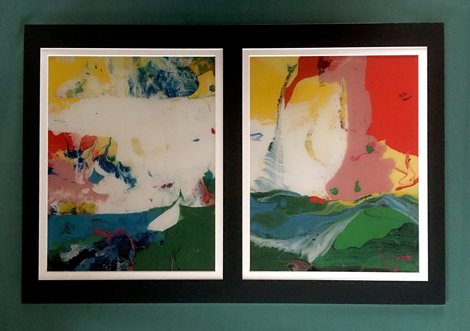 Grafica & Litografie: Gerhard Richter   «Sindbad»   2 LIMITIERTE FARB-SIEBDRUCKE – Usato da Nennigkofen venduto da juhit
